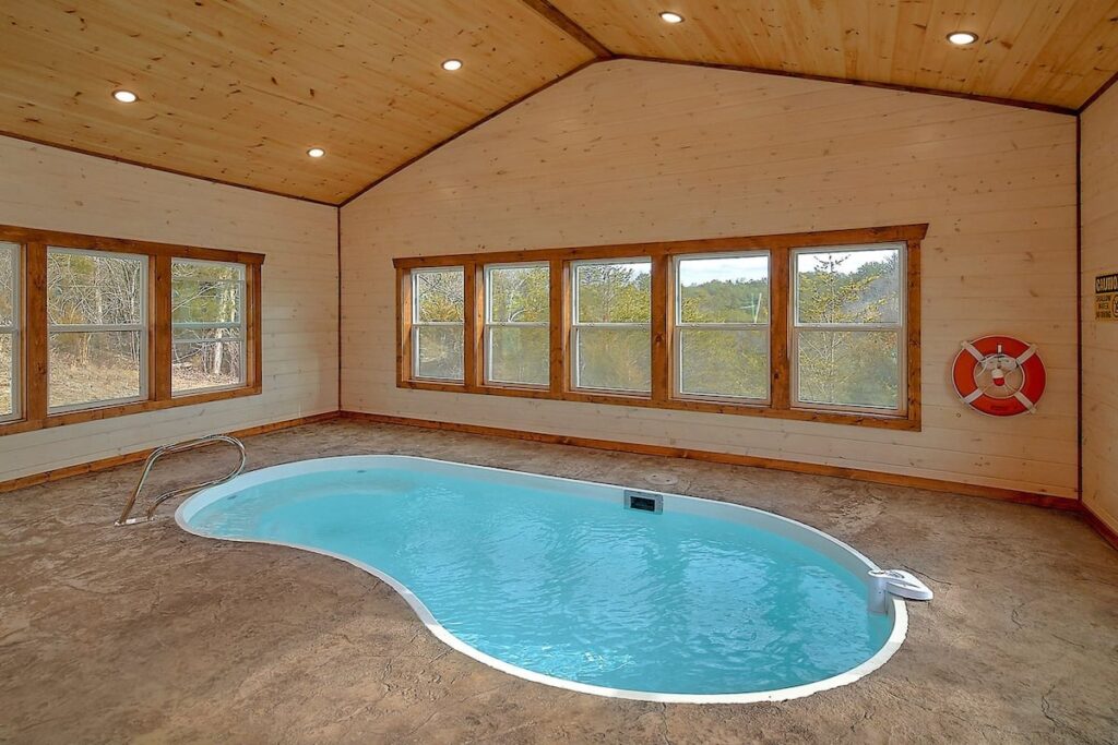 Private Pool House with heated pool