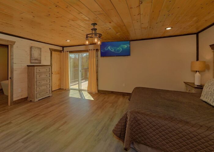 Master Bedroom with private balcony